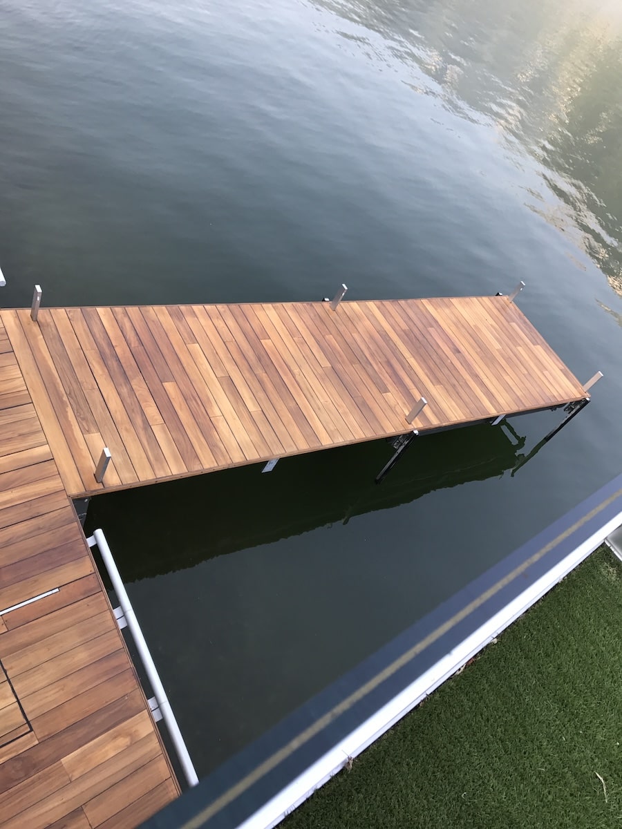 Parkett World Specialisti Legno Progetto Decking Esterno Passerella Lago