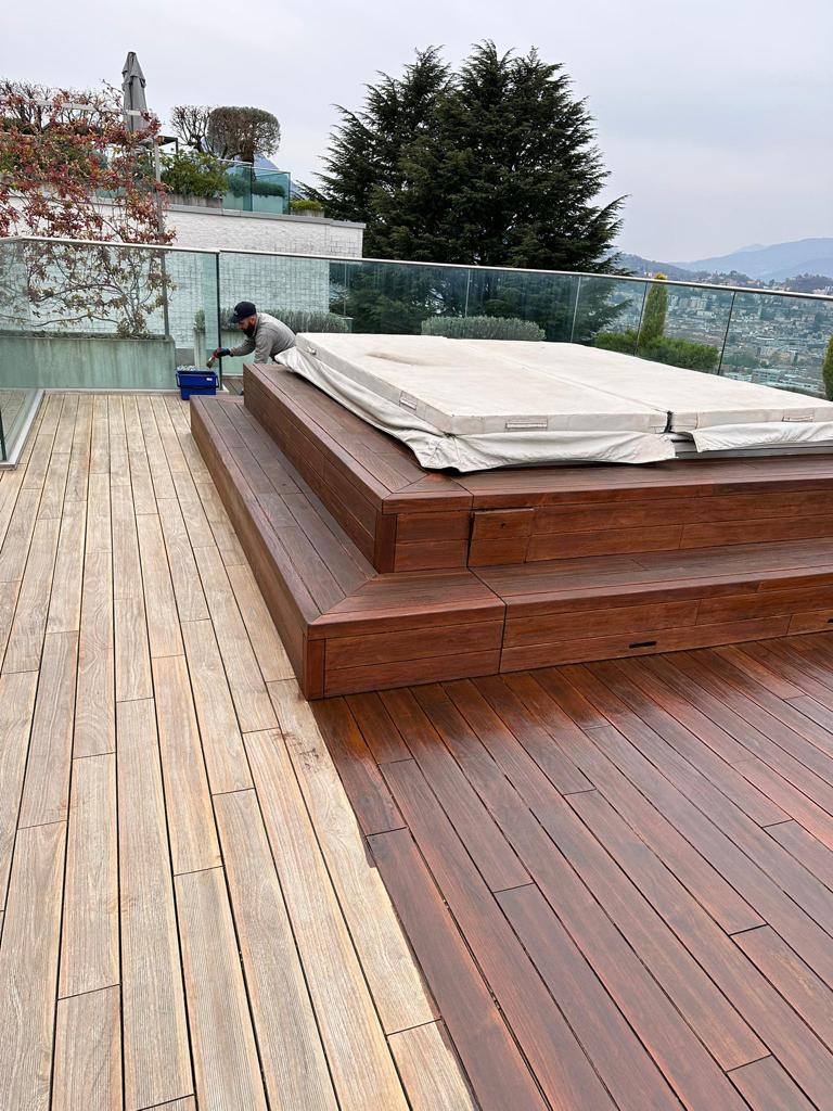 Parkett World Specialisti Legno Progetto Decking Esterno Terrazza